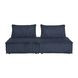 Bales Navy Modular 78" Loveseat