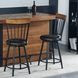 Tyler Brown 60" Rectangular Bar Table and Counter Height Stool Set of 3