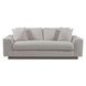 Lana Gray Bench Seat 96" Sofa with Pillows