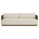 Caelina Stinson Cream Performance Fabric 91" Outdoor Sofa