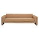 Halvick Nubuck Tan Leather 101" Sofa