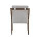 Aurora Latte and Gray Performance Upholstered Sling Chair Set of 2