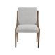 Aurora Latte and Gray Performance Upholstered Sling Chair Set of 2