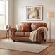 Attleboro Camel Brown Loveseat