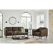 Brighton Bomber Tan 81" Leather Sofa