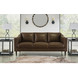 Brighton Bomber Tan 81" Leather Sofa