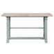 Darcy Beige and Mint Green 82" Extendable Rectangular Counter Height Table