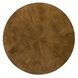 Mosaic Rich Golden Brown Round Mulholland Round End Table