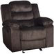 Willow Brown Living Room Set with Dual Recliner