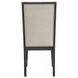 Edge Light Gray Upholstered Dining Chair Set of 2