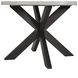 Edge Light Gray and Espresso 52" Round Dining Table
