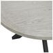 Edge Light Gray and Espresso 52" Round Dining Table