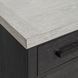 Edge Light Gray and Espresso 2 Door Server