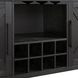 Edge Light Gray and Espresso 2 Door Server