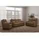 Ayden Hillwood Toffee Leather 84" Power Reclining Sofa with Power Headrests and Power Lumbar