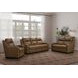 Ayden Hillwood Toffee Leather Power Recliner with Power Headrest and Power Lumbar
