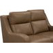 Ayden Hillwood Toffee Leather 60" Power Reclining Loveseat with Power Lumbar and USB Charging