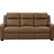 Ayden Hillwood Toffee Leather Power Reclining Living Room Set with Power Lumbar and USB Charging