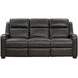 Ayden Elway Dark Gray Leather 84" Power Reclining Living Room Set with Power Headrests and Power Lumbar