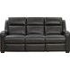 Ayden Elway Dark Gray Leather Power Reclining Living Room Set with Power Headrest and Power Lumbar