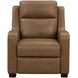 Ayden Hillwood Toffee Leather Power Recliner with Power Headrest and Power Lumbar