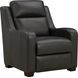 Ayden Elway Dark Gray Leather Power Reclining Living Room Set with Power Headrest and Power Lumbar