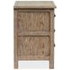 Claremont Smokey Taupe 3 Drawer Nightstand with USB Charging