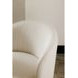 Sylvie Cream Upholstered Outdoor Swivel Dining Chair
