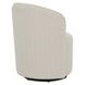 Sylvie Cream Upholstered Outdoor Swivel Dining Chair
