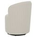 Sylvie Cream Upholstered Outdoor Swivel Dining Chair