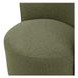 Sylvie Green Upholstered Outdoor Swivel Dining Chair