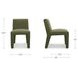 Verona Green Upholstered Outdoor Dining Chair