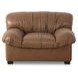 Halston Tan Leather Living Room Set