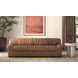 Halston Tan 87" Leather Sofa