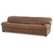 Halston Tan 87" Leather Sofa