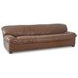 Halston Tan 87" Leather Sofa