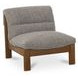 Pierce Flecked Black Upholstered Accent Chair