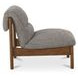Pierce Flecked Black Upholstered Accent Chair