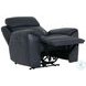 Sorellian Opulent Navy Leather Power Reclining Living Room Set