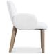 Loggia White Performance Fabric Arm Chair