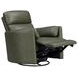 Radius Lyric Sage Leather Swivel Glider Power Recliner with USB Charging