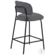 Blythe Gray Counter Height Stool Set Of 2