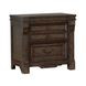 Grand Teton Distressed Brown Oak Nightstand