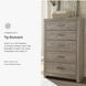 Culverbach Gray 5 Drawer Chest