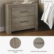 Culverbach Gray 2 Drawer Nightstand