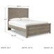 Culverbach Gray Full Panel Bed