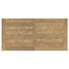 Hendricks Rustic Wheat and Raven 102" Extendable Rectangular Dining Table