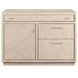 Marlowe Polished Limestone Credenza Home Office Set