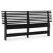 Danziar Matte Black Full Slat Headboard