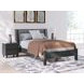 Danziar Matte Black Full Slat Headboard
